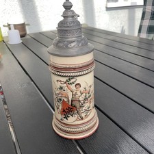 Antiker jugendstil bierkrug - antiker,