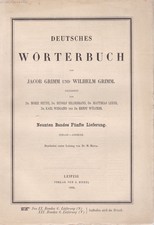 Deutsches Wörterbuch von