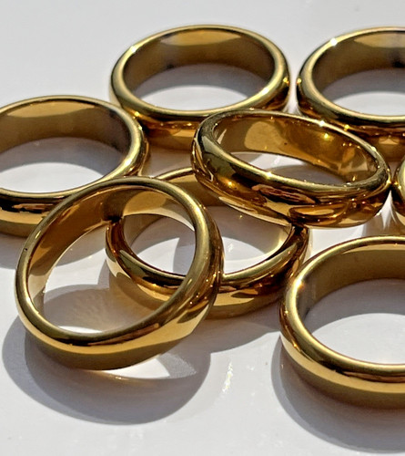 Goldener hematit hämatit ring - hematit,