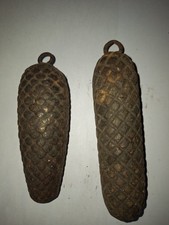2 Uhren Gewichte für Schwarzwalduhr, 0,7 und 0,8 Kg