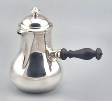 Egoiste Schokoladen Kanne Silber 950 Mini Kakao Kännchen Frankreich 19.Jh.  (13)