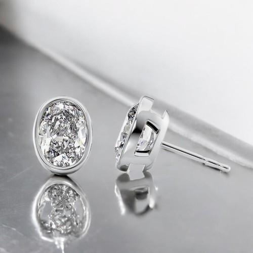 Diamant ohrring lab - ohrring,