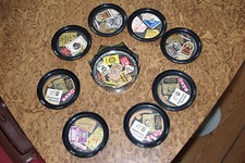 8 tolle Kunstoff Untersetzer