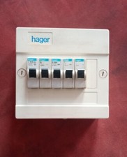 Kleinverteilung  Verteiler Kasten Marke Hager Werkstatt  Sicherungen C & G + 1xL