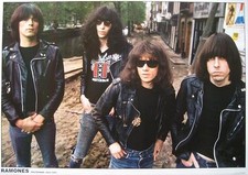 RAMONES POSTER AMSTERDAM 1977