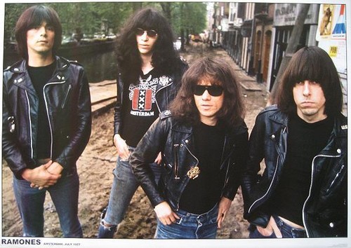 Ramones poster amsterdam 1977 - poster,