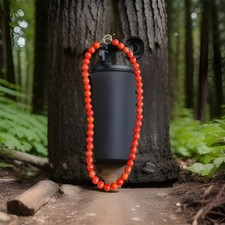 Kette aus Korallen Perlen. L ca 44 cm