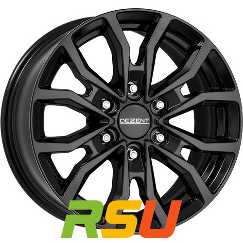 Dezent black 5x17 - kc, 6.5x17"