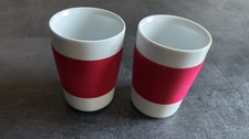 2 Kahla Touch Kaffeebecher Kaffee Tasse Becher pink 