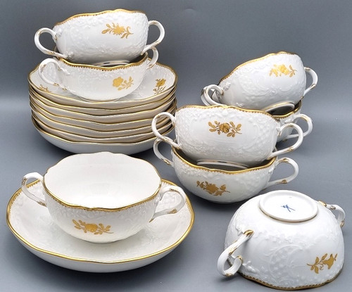 Meissen porzellan suppen - meissen,