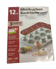 Promont 12er Mini Kuchenform Antihaft Minikuchen Backform in OVP