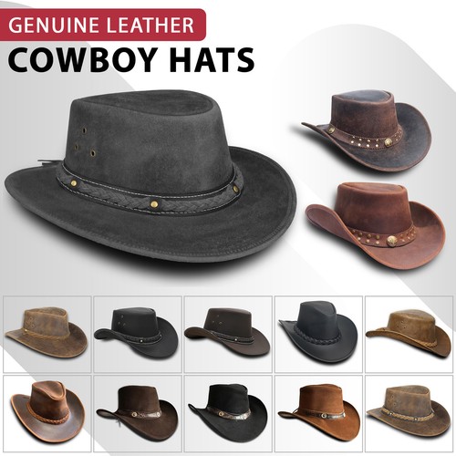 Echt leder australian western - leder,