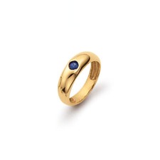 PALIDO C303-003 Taufring, Gelbgold, 585/-,Saphir