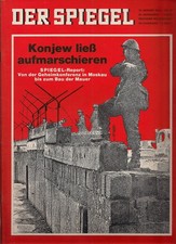 Der Spiegel 15. August 1966 Nr. 34 -60 Geburtstag "Konjew ließ aufmarschieren"