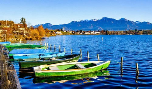 Wandbild hopfensee bei - wandbild:,