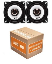 Lautsprecher Boxen Armaturenbrett Alpine SXE-1025S für Audi 80 B4 + Cabrio 2x Ti