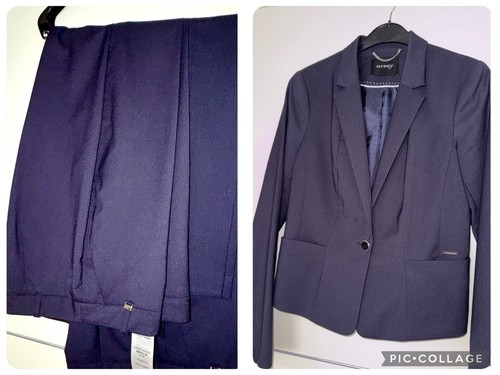 Blauer hosenanzug 38 - blauer, gr