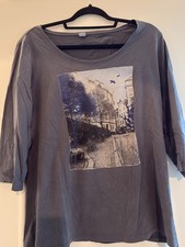 s.Oliver Damen Oberteil Grau