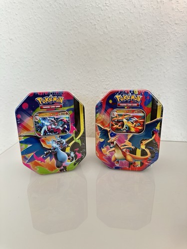 Pokémon tin box mega - 2x,