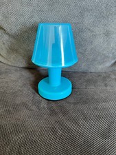 Süße kleine IKEA Lampe Blau 13 cm Batteriebetrieb 3x AAA Topzustand