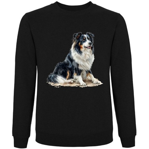 Sweatshirt schwarz border - sweatshirt,