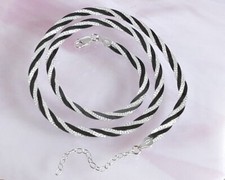 Collier Silber 925 geflochten