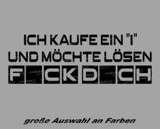 Ich kaufe ein I F*ck D*ch FUN