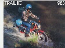 Honda Trail 110 (CT 110 - 105 ccm) 1983 US Version / USA 1-Blatt Prospekt