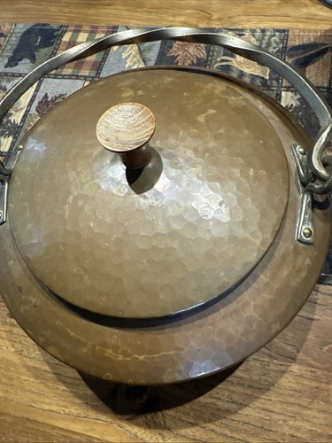 Kupferkessel antik mit deckel - kupferkessel,