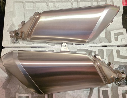 Original auspuff mit - auspuff, l+r
