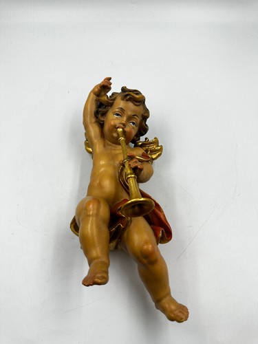 Putte barock mit - putte, posaune