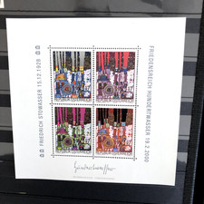 Österreich Block 15 postfrisch Tod von Friedensreich Hundertwasser