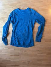 Ortovox Swisswool Longsleeve, Herren, Größe M, Blau Ohne Druck