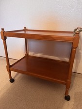 servierwagen holz antik
