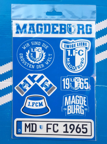 Magdeburg aufkleber - 1.fc,