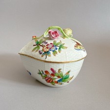 Herend Zuckerdose Herzform