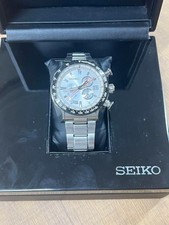 Seiko Brightz Ananta Spring Drive Chronograph Gangreserve Stahl 46mm