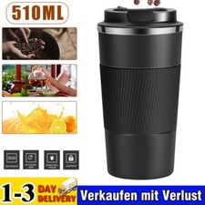 510ml Isolierbecher Kaffeebecher Thermobecher Coffee to Go Becher Edelstahl Mug