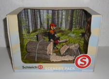 SCHLEICH / SCENERY PACK / BAUMFÄLLER HOLZFÄLLER / 41806 / OVP / #676#