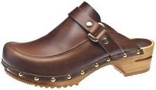 Sanita Wood Lillen Damen Clogs