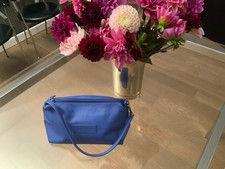 Fritzi aus Preußen, Handtasche, Leder: Blau, Futter: Rot, B: 24, T: 14, H: 16cm