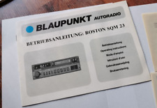 Original Betriebsanleitung Blaupunkt Autoradio Radio Boston SQM 23