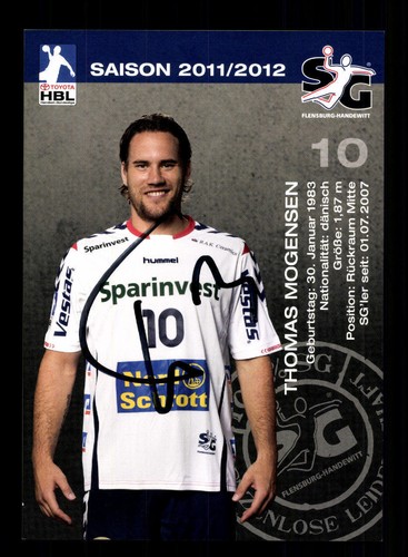 Thomas mogensen autogrammkarte - thomas,
