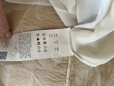 Boss by Hugo Boss Damenbluse Oberteil Hemd Größe 44 Farbe Wollweiß Top Zustand