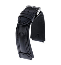 Uhrenarmband RIOS1931 Performance Echt Büffelleder schwarz  20mm 22mm24mm  NEU