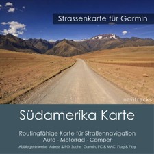 Südmerika GPS Karte 8GB