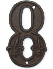 Hausnummer "8" Hausnummern