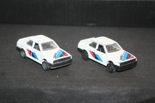 2 Alte Majorette BMW 325i E30 Nr 229 Spielzeugautos Modellautos 1/60 selten