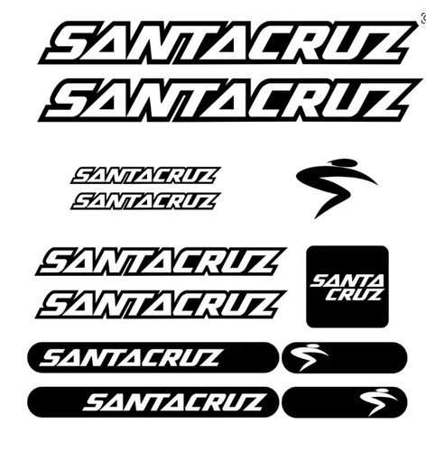 Santa cruz sticker - santa,