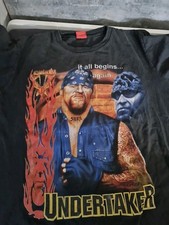 Wwe Wwf Vintage Undertaker T-Shirt M 90s